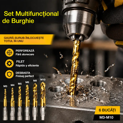 🔥【Cumperi 6, Primești 6 Gratuit (12 Bucăți)】🧰🔩 Set Multifuncțional de Burghie
