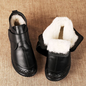 【35-40】Nowe kozaki sportowo-rekreacyjne skórzane, kozaki martini na grubej podeszwie, wygodne i nie przemęczone