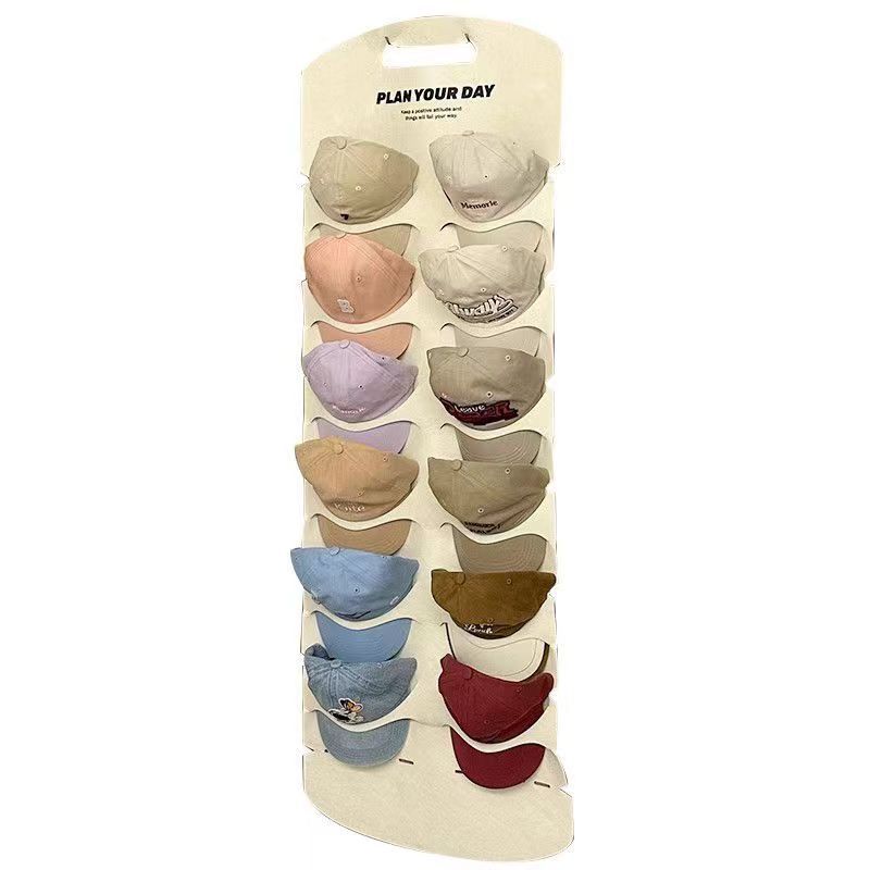 🔥🧢Cumpără 1 Primești 1 Gratuit! 🎩 Suport suspendat pentru pălării cu 12 buzunare: Menține forma pălăriilor și previne șifonarea. Economisește spațiu și este ușor de agățat. 🏠✨