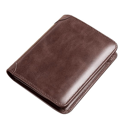 ¡Compra 1 y llévate 1 gratis!👝✨ Nueva cartera antirrobo de cuero genuino para hombre