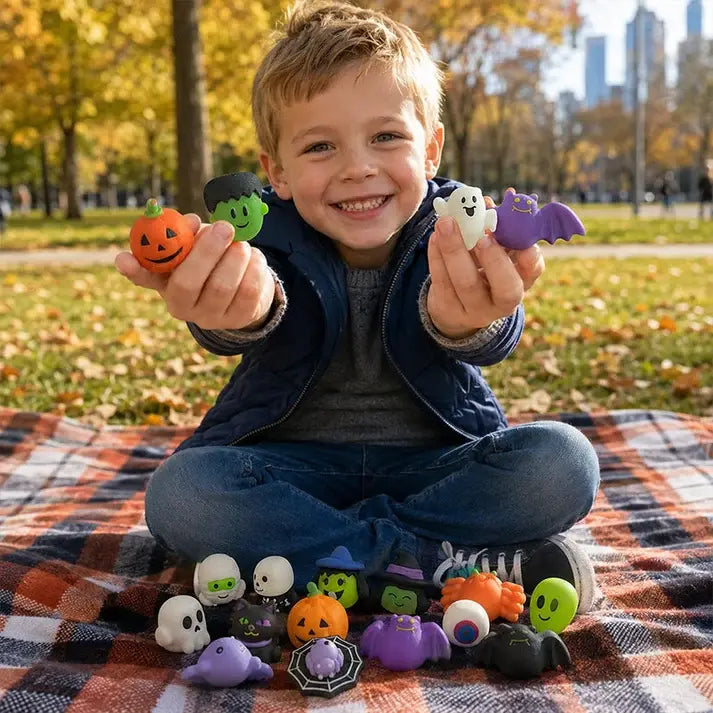 50 la 159 lei🎃 Jucării antistres în formă de empanada, cu tematică de Halloween – adorabile empanada în formă de dovleac-fantomă.