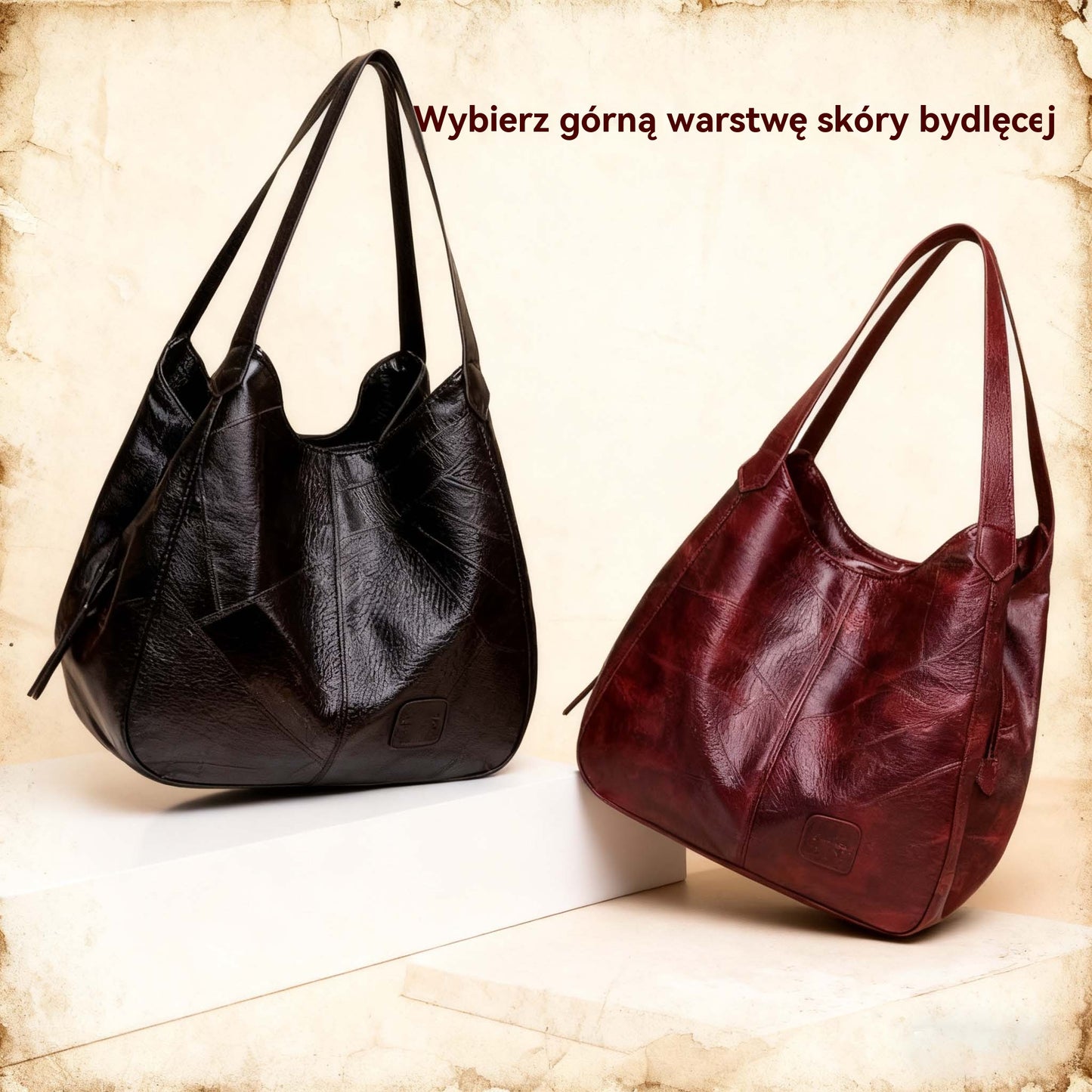 💖👜💖2025 nowa torba na ramię o dużej pojemności z miękkiej skóry