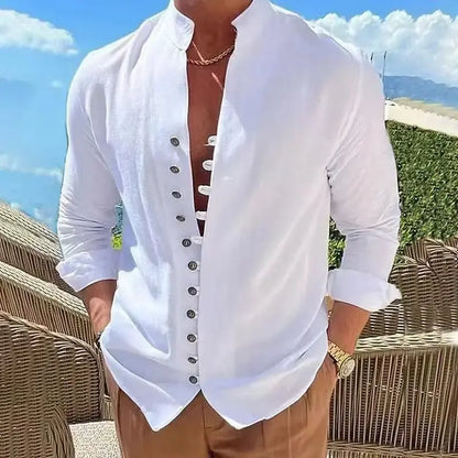 💥【S–3XL】Cămașă casual bărbătească nouă pentru toamna 2026 – Simplă și confortabilă