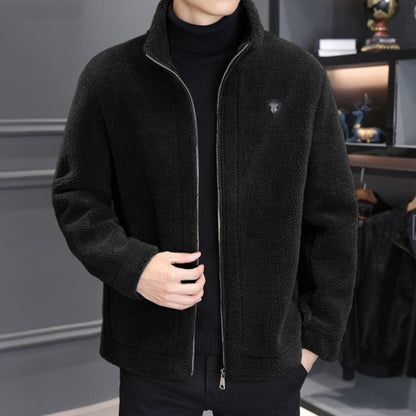 🔥🐏【Sezonowa zniżka 50%】Nowy męski zimowy gruby i ciepły płaszcz z wełny