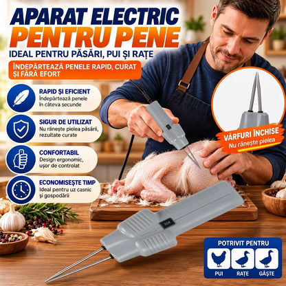 Aparat electric portabil pentru jumulit găini, rațe și gâște