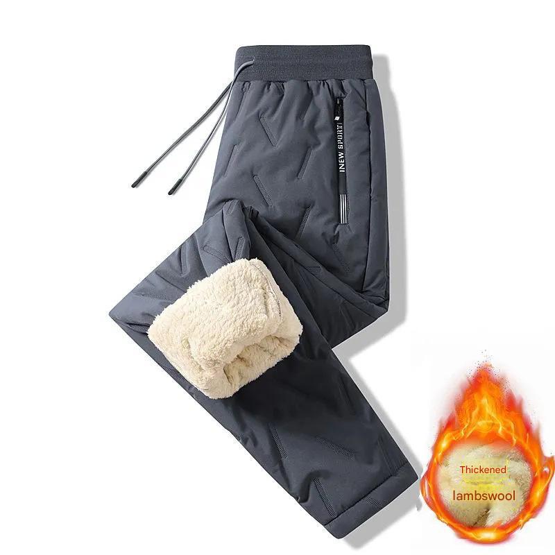 👖🔥Pantalones casuales gruesos y cálidos para hombre de invierno 2026 hechos de lana de cordero
