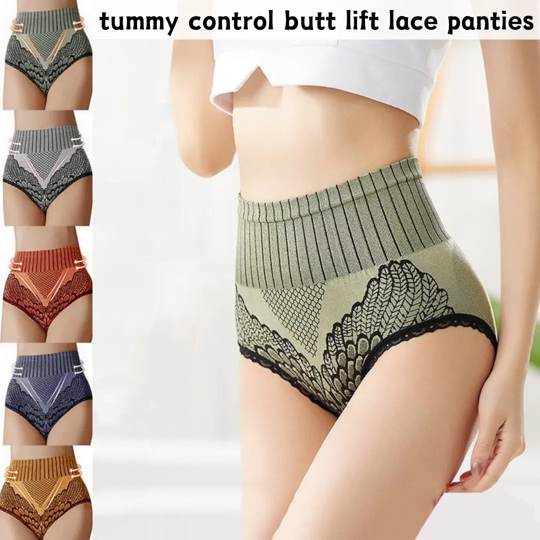 🔥🩲【7 pachete】- Lenjerie de corp cu talie înaltă pentru controlul burticii