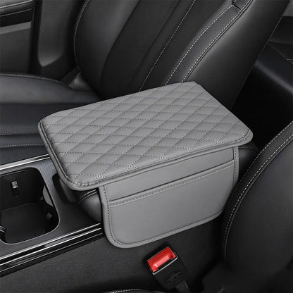 🚗 Suport Ergonomic Universal pentru Cotieră Auto · Cu Buzunare De Stocare · Piele Ecologică · Montare Rapidă!