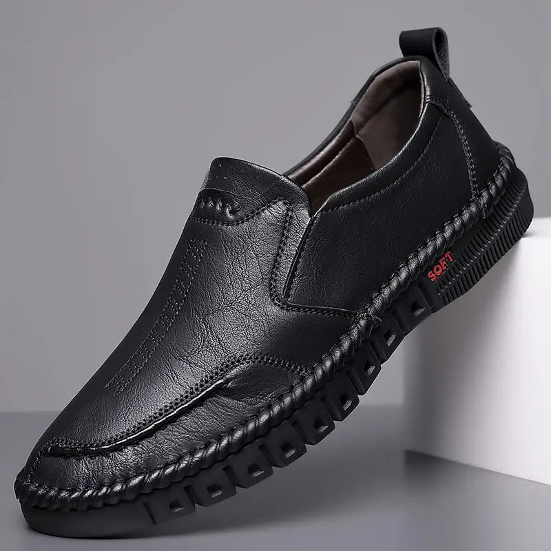 🏆👞【39-44】2026 pantofi sport casual pentru bărbați, din piele naturală, cu talpă moale, antiderapantă, respirabilă
