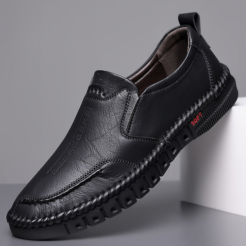 🏆👞【39-44】2026 pantofi sport casual pentru bărbați, din piele naturală, cu talpă moale, antiderapantă, respirabilă
