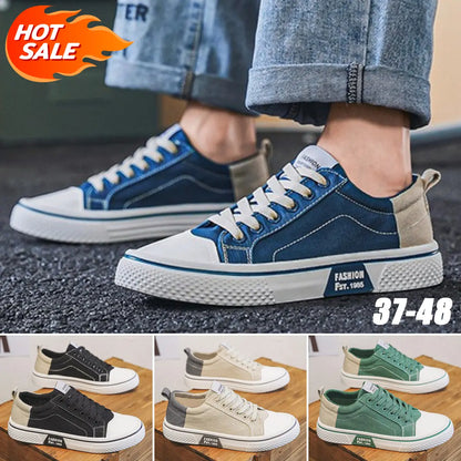 💁‍♂️👟 (37-48) Pantofi de vară din pânză pentru bărbați – confortabili, respirabili, cu talpă moale și stil versatil.
