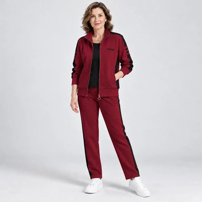 🔥【Jachetă + pantaloni】😍 Nou set sport casual pentru toamnă/iarnă