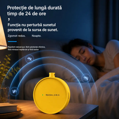 🔥【2 bucăți la 139 lei】🐦 Dispozitiv portabil cu ultrasunete pentru alungarea păsărilor｜Dispozitiv automat pentru alungarea porumbeilor, ideal pentru balcoane, grădini și spații exterioare