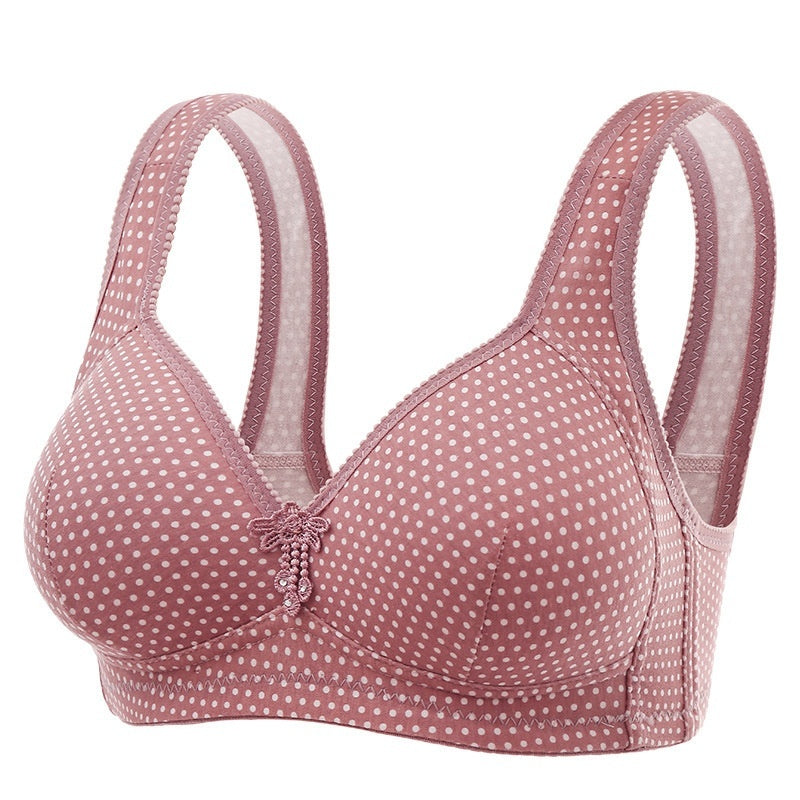 👙【Compra 1 y llévate 1 gratis】🔥【50-90KG】Sujetador sin aros mujer talla grande con copa ligera y cierre trasero ajustable