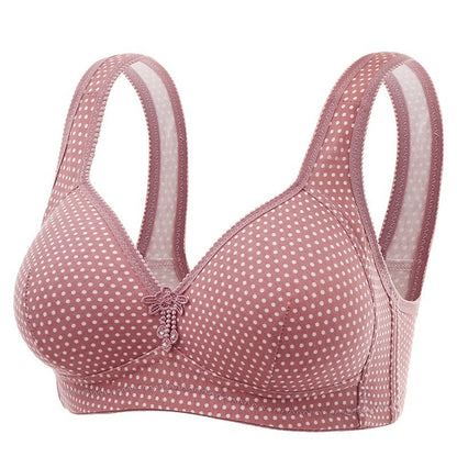 👙【Compra 1 y llévate 1 gratis】🔥【50-90KG】Sujetador sin aros mujer talla grande con copa ligera y cierre trasero ajustable