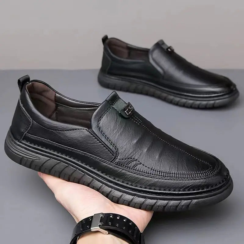 [39-44]👞Pantofi bărbătești din piele naturală moale – Confort total pentru bărbați maturi