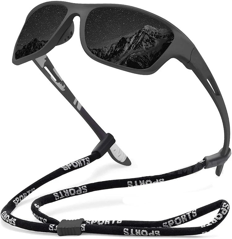 🚵‍♂️😎 【Cumpără 1 Primești 1 Gratuit】🕶⚡ Ochelari de soare sport pentru bărbați, polarizați, cu lentile oglindite, moderni și rezistenți la praf, ideali pentru ciclism în aer liber
