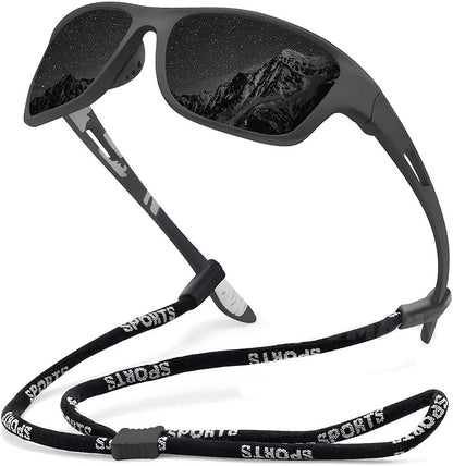 🚵‍♂️😎 【Cumpără 1 Primești 1 Gratuit】🕶⚡ Ochelari de soare sport pentru bărbați, polarizați, cu lentile oglindite, moderni și rezistenți la praf, ideali pentru ciclism în aer liber