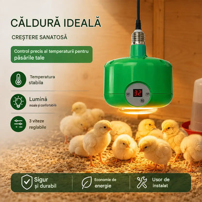 🌈[45%OFF！] Lampă inteligentă de încălzire cu temperatură constantă pentru animale de companie pentru reproducere