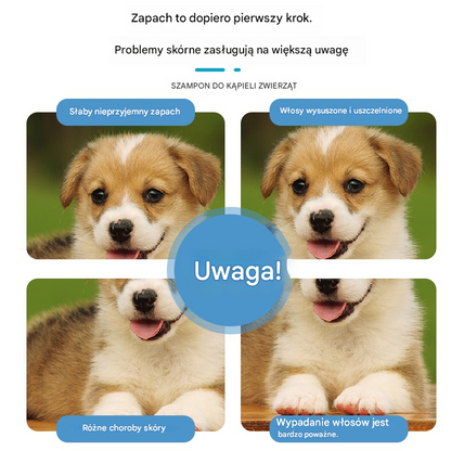 🐱🐈 Delikatna pianka dezodorująca na bazie roślin dla zwierząt, szampony dla zwierząt