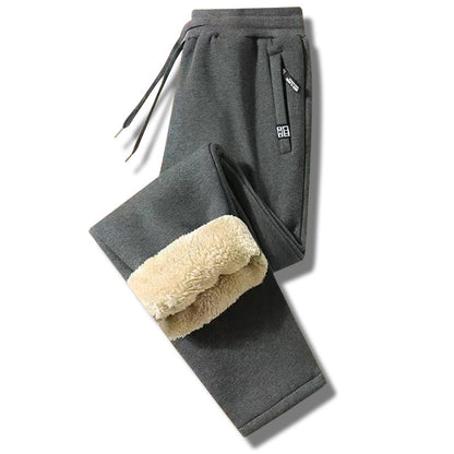 【M–5XL】Pantaloni de trening de iarnă pentru bărbați, model 2026, cu căptușeală groasă tip Sherpa – călduroși și confortabili (40–100 kg)