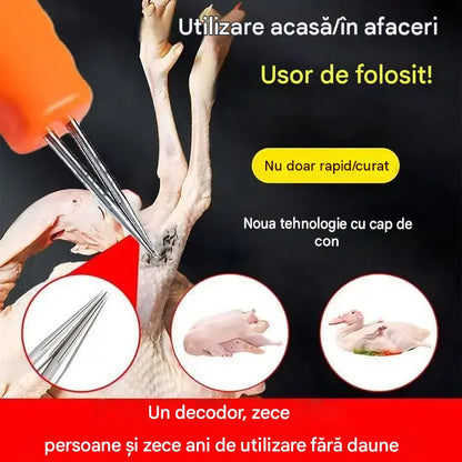 Aparat electric portabil pentru jumulit găini, rațe și gâște