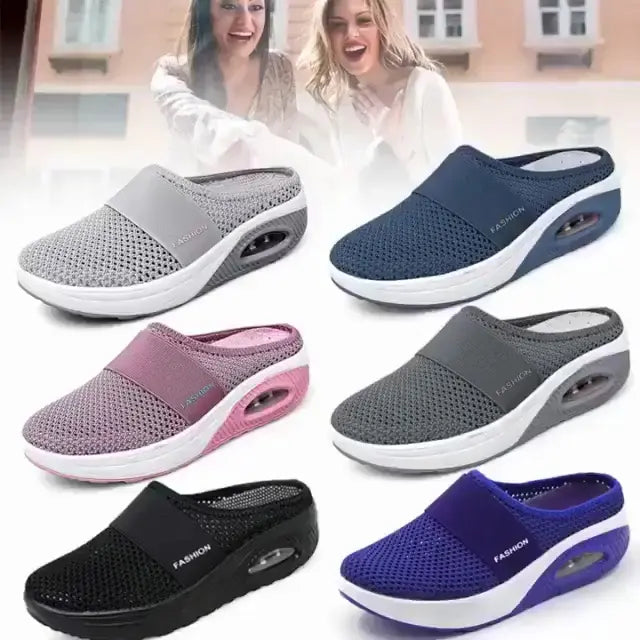 🔥【Ofertă specială limitată】🔥【35-43】✨🎉Pantofi casual de vară, nou model cu plasă respirabilă și pernă de aer