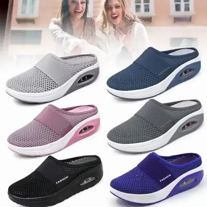 🔥【Ofertă specială limitată】🔥【35-43】✨🎉Pantofi casual de vară, nou model cu plasă respirabilă și pernă de aer