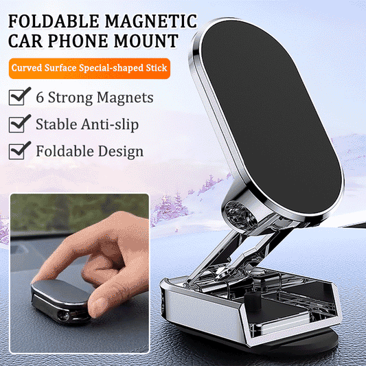 🔥📱Suport Telefon Auto cu Ventuză Magnetică  Rotativ 360° & Pliabil