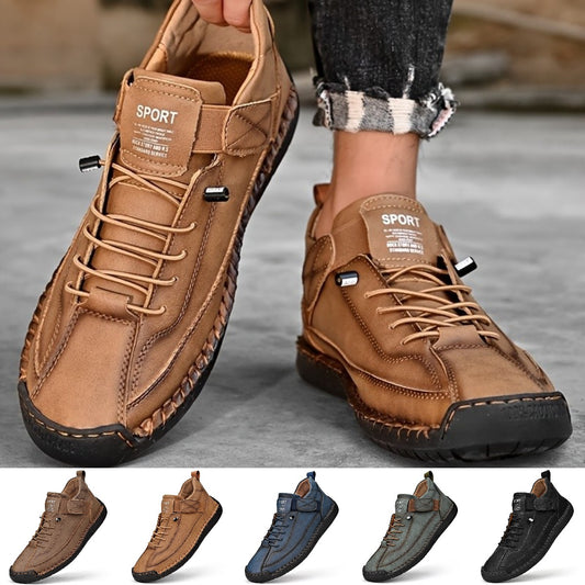 【30% OFF】【Wysoka jakość】【38-48】Casual obuwie męskie na co dzień, robocze, outdoorowe, szyte buty-3995180