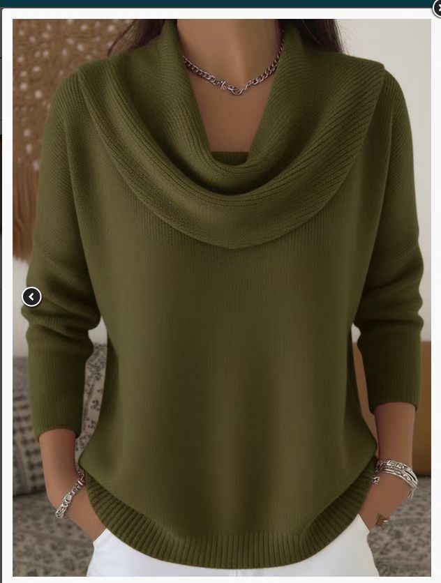 🔥【S–3XL】Pulover nou în culoare uni pentru toamna/iarna 2026 · Moale, călduros · -50% + livrare rapidă