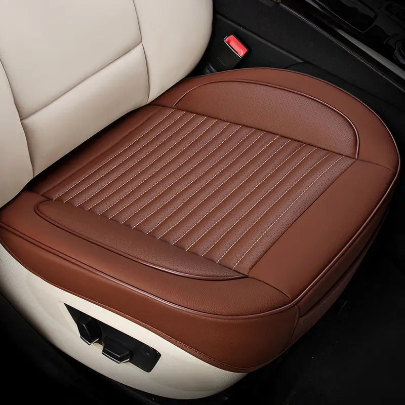 🚗🚗Pernă pentru scaun auto cu husă integrală, din piele naturală 👍👍 (model universal)