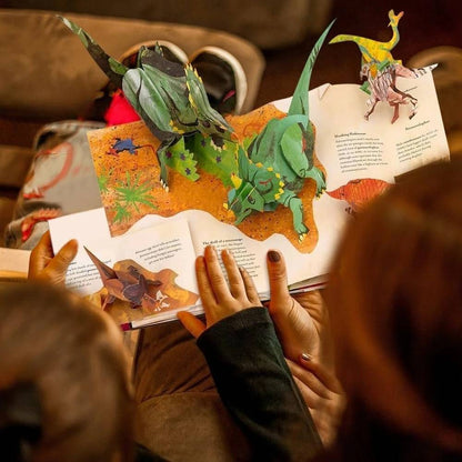 📕 3D Encyklopedia Prehistorica: Dinozaury, książka pop-up dla dzieci