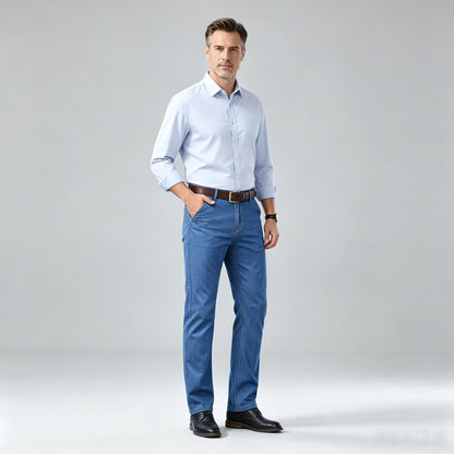👖👖2026 Blugi pentru bărbați simpli, casual și versatili de mărime mare👍