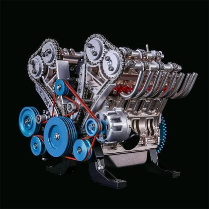 🔥Model silnika V8 z metalu do złożenia