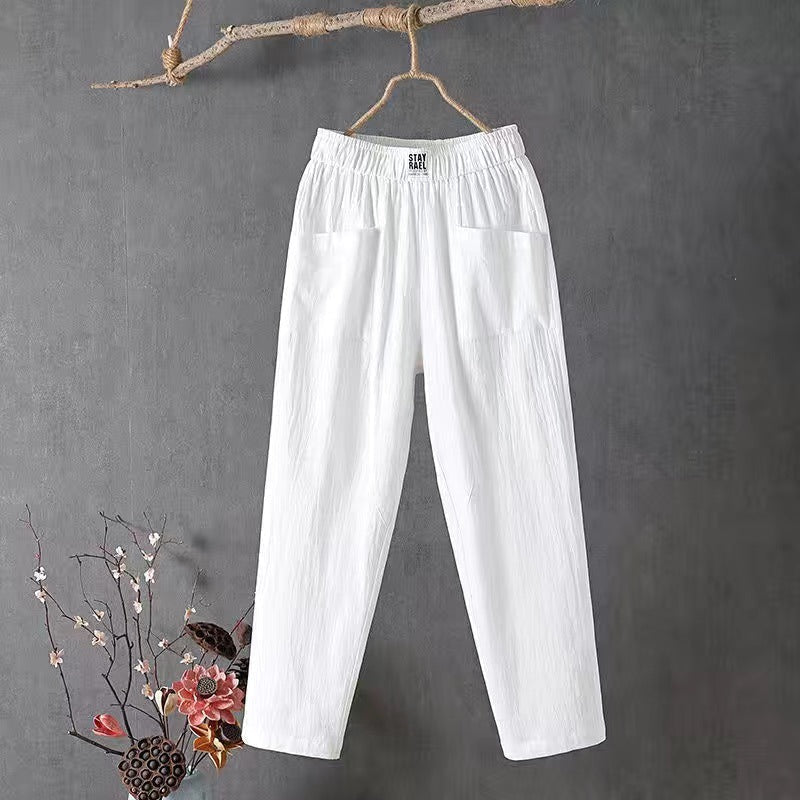 🌿🌈【Cel mai vândut】【M-4XL】Pantaloni largi pentru femei, de primăvară, noi, 2026, pantaloni casual confortabili