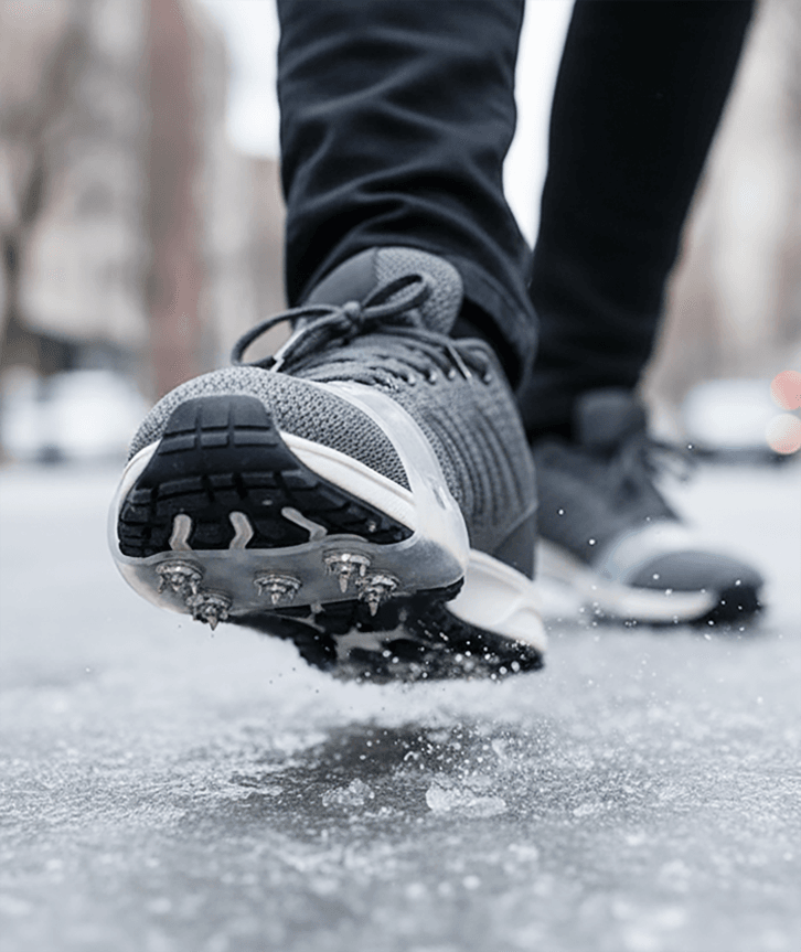 👴🚶🏔️❄️Kúpte štyri a štyri dostanete zadarmo🔥Neviditeľné 5-zubové protišmykové popruhy na mačky, outdoorové mačky, vhodné na turistiku v snehu, horolezectvo, lezenie po skalách a zimné ľadové povrchy, nevyhnutnosť pre seniorov.