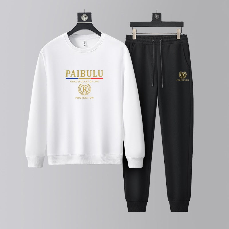 🔥Męski, codzienny, jesienny garnitur sportowy, nowy👕👖【bluza + spodnie】