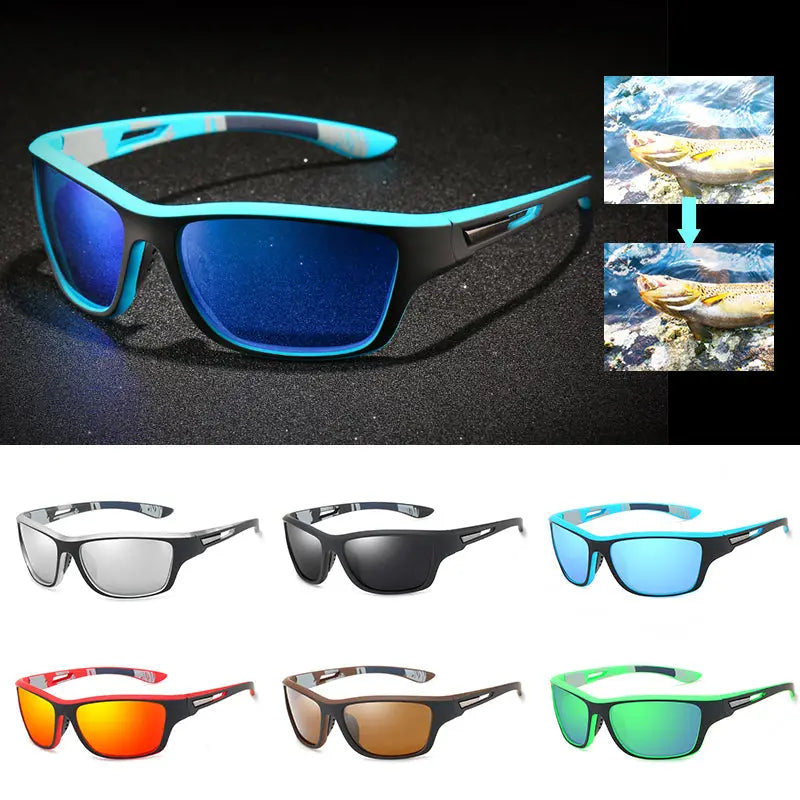 🚵‍♂️😎 【Cumpără 1 Primești 1 Gratuit】🕶⚡ Ochelari de soare sport pentru bărbați, polarizați, cu lentile oglindite, moderni și rezistenți la praf, ideali pentru ciclism în aer liber
