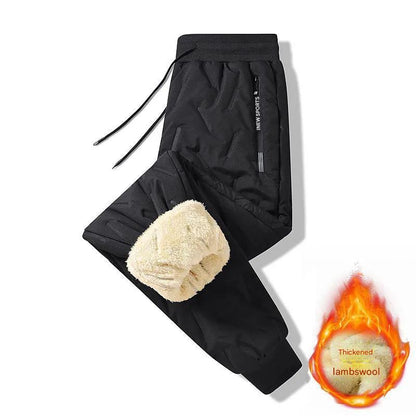 👖🔥Pantalones casuales gruesos y cálidos para hombre de invierno 2026 hechos de lana de cordero