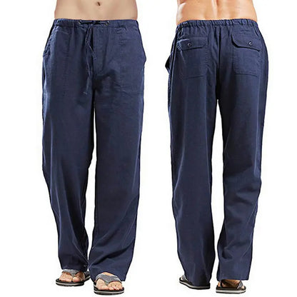 💥👖💖【S-5XL】Pantaloni casual pentru bărbați din bumbac – croială lejeră, material moale și respirabil