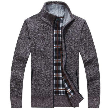 【M~3XL】2026 Moški ohlapen pulover z zadrgo velike velikosti
