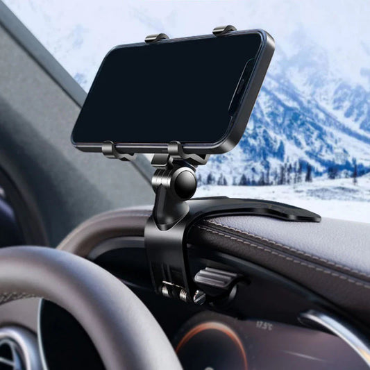 🛒🚗【Cumpără 1 Primești 1 Gratuit】 Suport pentru telefon mobil rotativ la 360° pentru mașină
