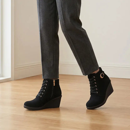 【35-42】👢 Ghete de damă de iarnă cu platformă ascunsă – o alegere elegantă și stabilă pentru zilele friguroase