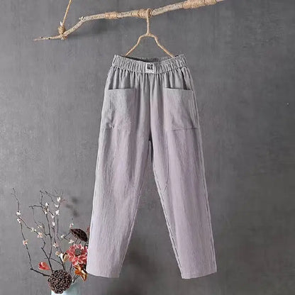 🌿🌈【Cel mai vândut】【M-4XL】Pantaloni largi pentru femei, de primăvară, noi, 2026, pantaloni casual confortabili