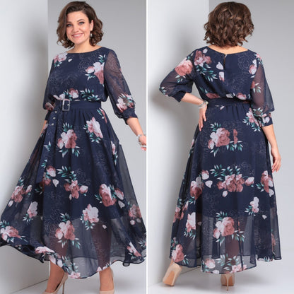 Vestido Azul Floral 🌸 Descuentos en nuevos productos! 🚚 Envío Gratis + Pago al Recibir