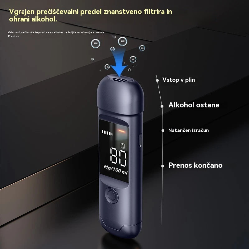 🍷 Prenosni digitalni alkotester za osebno uporabo