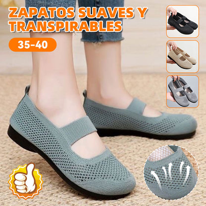 🌹【Pago contra reembolso】Zapatos ligeros y transpirables para mujer con suela antideslizante, cómodos y versátiles para primavera y verano【35-40】
