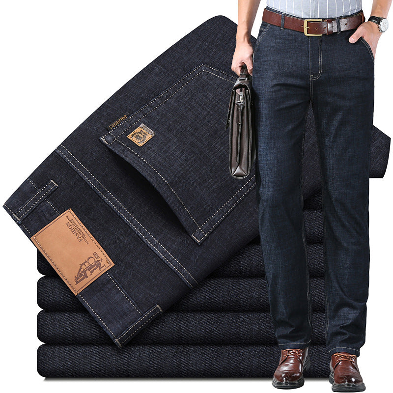 👖👖2026 Vaqueros versátiles, informales y sencillos para hombre de talla grande