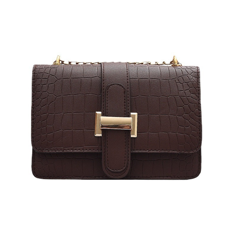 👜Bolso bandolera mujer elegante con cadena y diseño minimalista